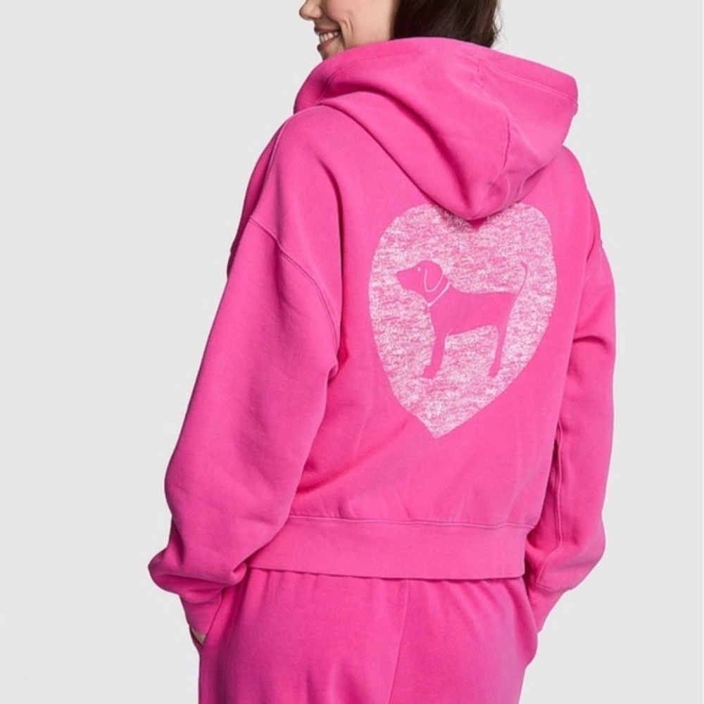 Victoria Secret Pink Dog Hoodie Sz XXL